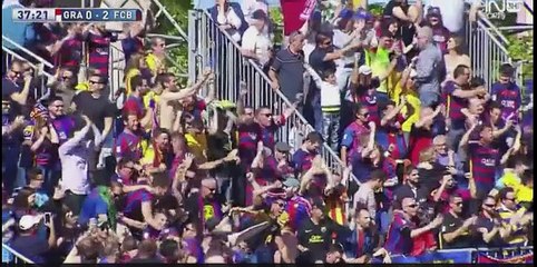 برشلونة يتوج بلقب الليغـــا الاسبانية بعد سحقه لغرناطة