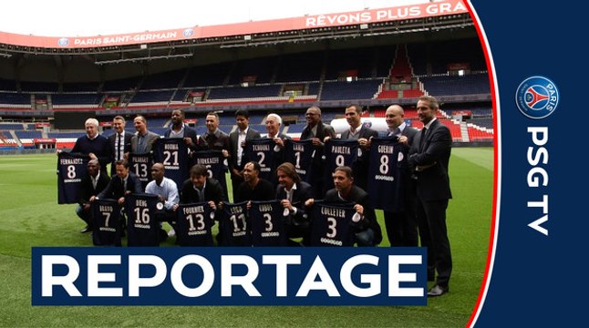 Les anciens en visite au Parc des Princes