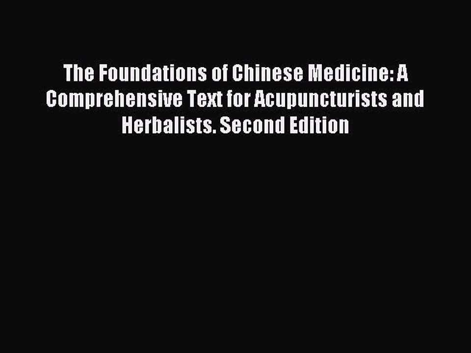 Read The Foundations of Chinese Medicine: A Comprehensive Text for Acupuncturists and Herbalists.