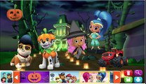 Sticker Pictures Halloween [Nick Jr.] with Bubble Guppies, Dora, Blaze, PAW Patrol, Peppa