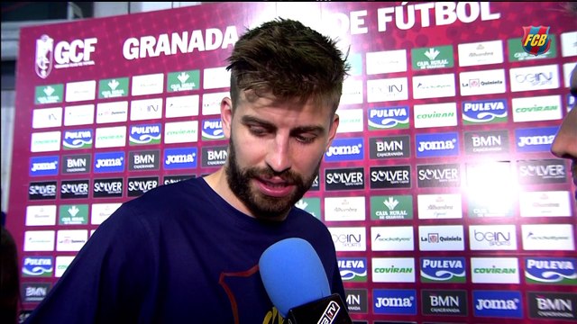 Suárez, Piqué, Ter Stegen, Sergi Roberto y Bravo valoran la victoria en la Liga 15/16