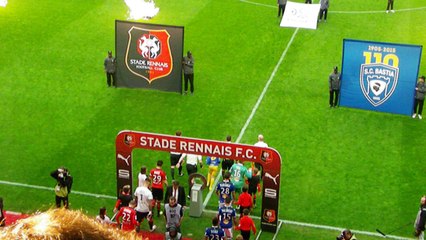 14/05/16 : SRFC-SCB : entrée des équipes
