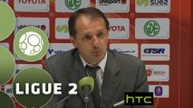 Conférence de presse Valenciennes FC - Chamois Niortais (3-3) : Faruk HADZIBEGIC (VAFC) -  (CNFC) - 2015/2016