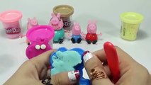Peppa Pig Play Doh Maker! Peppa Pig Eating Cakes Playdough Peppas Family Toys NEW Español Episodes