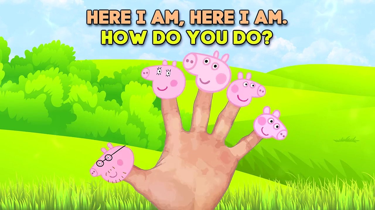 Pepa Pig Finger Family (Nursery Rhymes Lyrics)