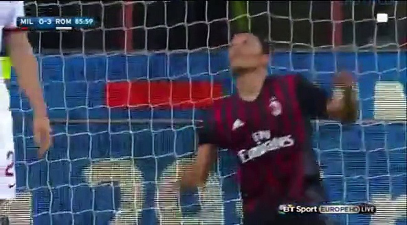 Bacca GOAL (1-3) AC Milan vs AS Roma 14/may/2016 hd