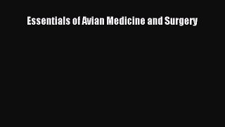 Download Essentials of Avian Medicine and Surgery PDF Free