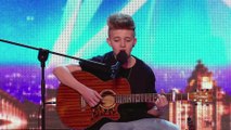 14 Year old songwriter Bailey McConnell impresses with his own song ¦ Britain's Got Talent 2014