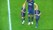 Zlatan Ibrahimovic Goes Off The Pitch Along With His Sons vs Nantes!