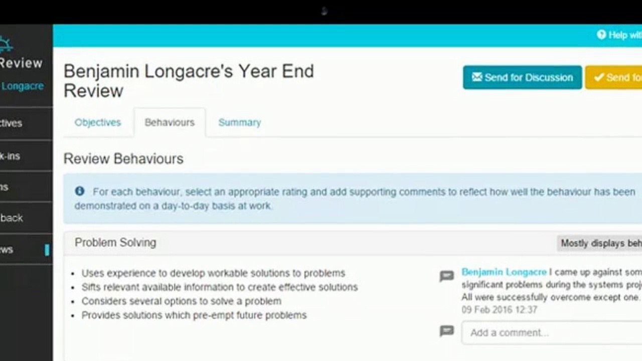 Clear Review Performance Management System