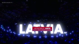 Justs - Heartbeat (Latvia) at the Grand Final Eurovision Song Contest 2016