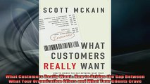 READ book  What Customers Really Want  How to Bridge the Gap Between What Your Organization Offers Full Free