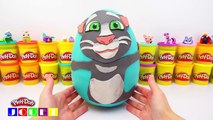 Jouets - Oeuf Surprise Géant My Talking Tom Play Doh Boutique 2016, Paw Patrol Minions Ninja