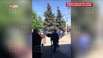 Бой на Хованском кладбище в Москве ( Видео очевидца )