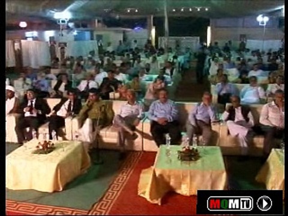 Part-2 MQM Quaid Altaf Hussain address to Johar Residence Committee in Karachi