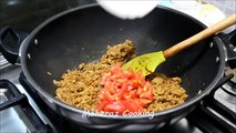 Aaloo Palak Qeema   ( POTATO MINCE AND SPINACH )