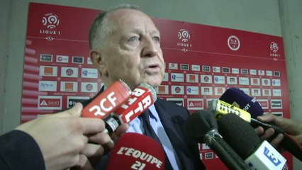 Foot - L1 - Ol : Aulas «Mes joueurs ont joué le jeu»