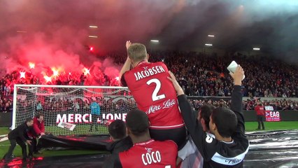 Le dernier match de Lars Jacobsen au Roudourou