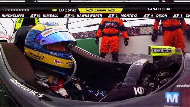 IndyCar 2016 Indianapolis GP Bourdais Kanaan Crash