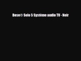 Bose® Solo 5 Système audio TV - Noir