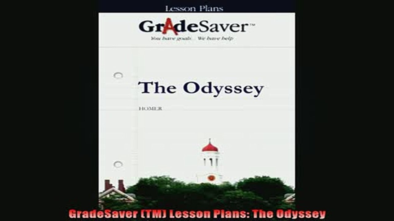 READ book  GradeSaver TM Lesson Plans The Odyssey READ ONLINE