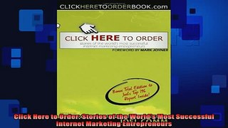 READ book  Click Here to Order Stories of the Worlds Most Successful Internet Marketing Free Online