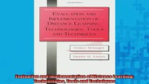 READ book  Evaluation and Implementation of Distance Learning Technologies Tools and Techniques  BOOK ONLINE