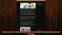 READ book  Restaurants Catering and Facility Rentals Maximizing Earned Income Online Free