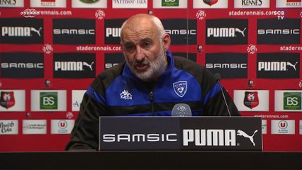 Rennes 1-2 Bastia : Conf. d'après-match de F. Ciccolini