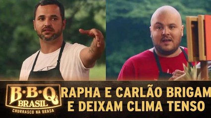 Carlão e Raphael brigam feio durante prova