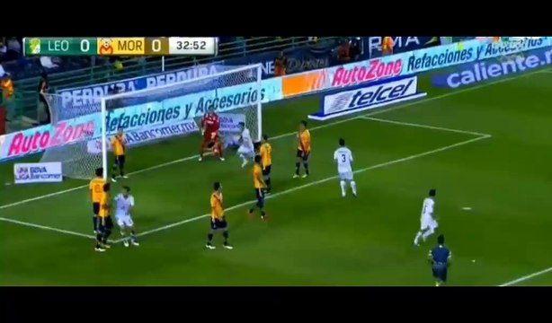 Luis Montes Goal ~ Club Leon vs Monarcas Morelia 1-0