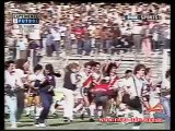 Tercera vuelta olímpica del River Plate campeón 1986 en La Bombonera