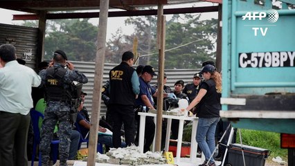 Incautan más de USD 1,2 millones ocultos en camión en Guatemala