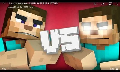 Reacting With A Girly Voice|Minecraft Rap Battle