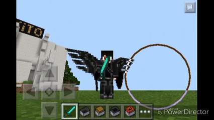 Mod de alas en 3D con espada,escudo para minecraft 0.14.0