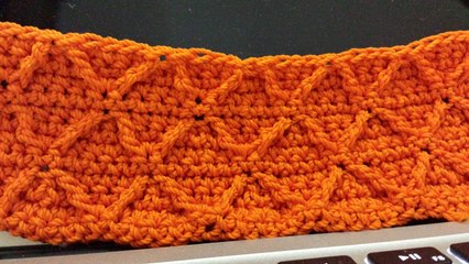 Cara Merajut Motif Berlian