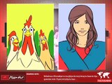 Funny Chicken Brawking News Cartoon Animation by Pizza Hut