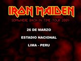 IRON MAIDEN - CONCIERTO LIMA 26 DE MARZO 2009, ACCESIBILIDAD PARA DISCAPACITADOS