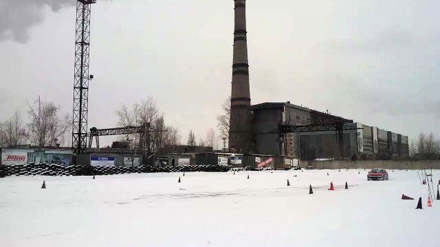 Урок экстремального вождения. Зима. Киев. carbon.co.ua