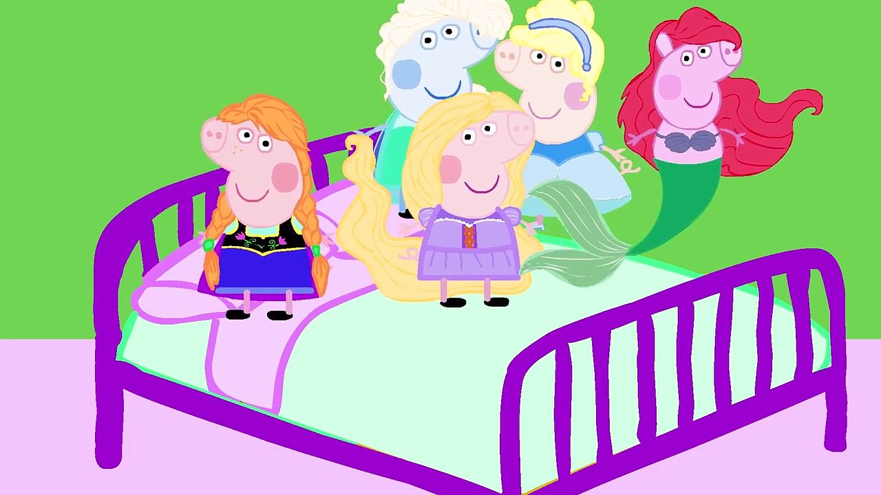 Five little monkeys Ice cream jumping on bed Peppa Pig new episode 2016 songs for Kids  #