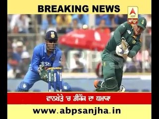 De Cock ton puts India under pressure