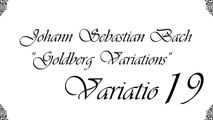19 Goldberg Variations(Bach)(Harpsichord) - Variatio 19 BWV 988