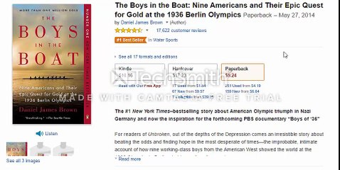 The Boys in the Boat Nine Americans and Their Epic Quest for Gold at the 1936 Berlin Olympics