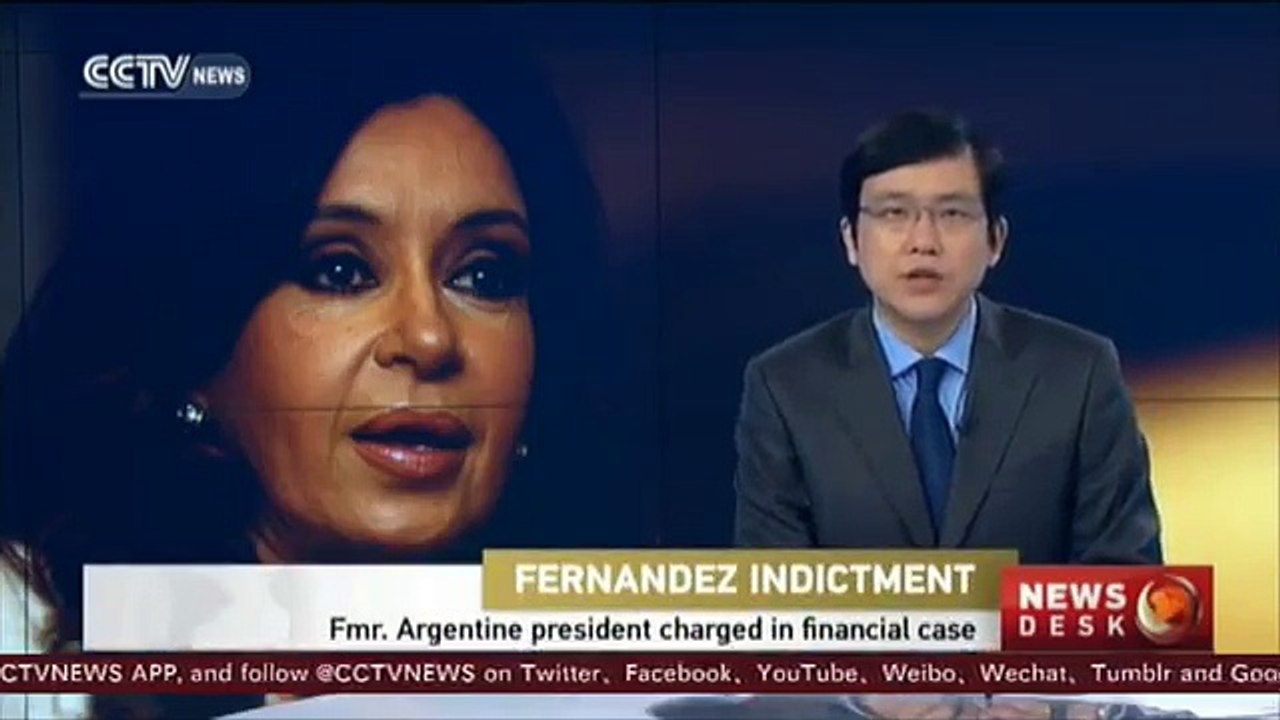Former Argentine president charged in financial case