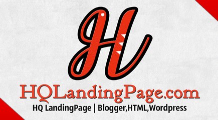 HQ LandingPage Home Video - Blogger, Wordpress, HTML - 2016
