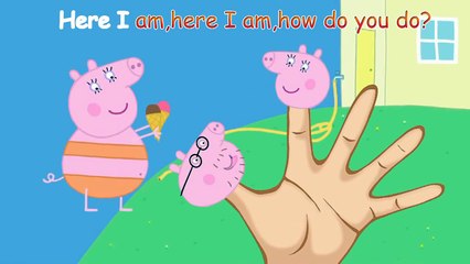 Peppa Pig Ice Cream 4 Finger Family \ Nursery Rhymes Lyrics