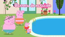 Peppa Pig espanol La competencia de natacion Vacaciones de Peppa Pig