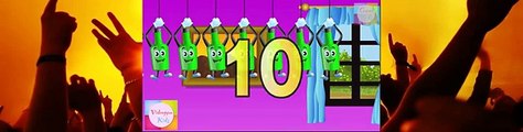 Ten Green Bottles(10 Green Bottles) Nursery Rhyme | Kids Animation Rhymes Songs