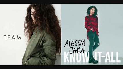 Lorde  Alessia Cara - Wild Team (Mashup).