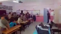 Bir anda tıklama rekoru kıran video . öğretmenin sınıfa giriş şekli sosyal medyayı salladı